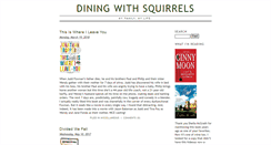 Desktop Screenshot of diningwithsquirrels.com